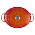 Owalna Brytfanna Żeliwo Le Creuset 33cm / 7.5l, Płomienna