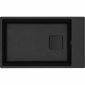Zlewozmywak Franke KNG 110-62 Onyx + czarny zestaw odpływowy 125.0740.834
