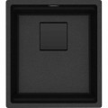 Zlewozmywak Franke KNG 110-37 Onyx + czarny zestaw odpływowy 125.0740.837