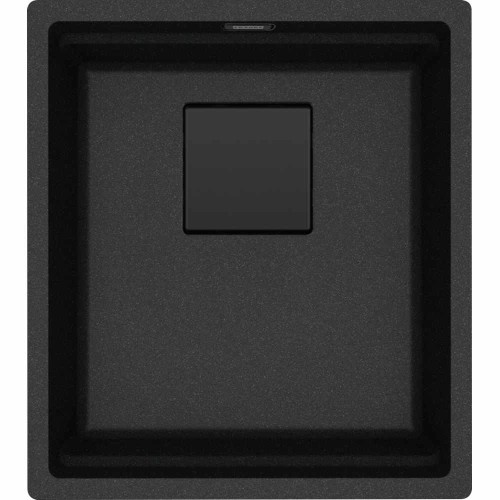 Zlewozmywak Franke KNG 110-37 Onyx + czarny zestaw odpływowy 125.0740.837