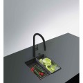 Zlewozmywak Franke KNG 110-37 Onyx + czarny zestaw odpływowy 125.0740.837