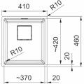 Zlewozmywak Franke KNG 110-37 Onyx + czarny zestaw odpływowy 125.0740.837