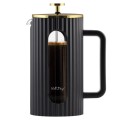 Vialli - Zaparzacz do kawy i herbaty 1000ml czarno/złoty Livio 1715