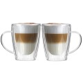 Vialli - Komplet 2 szklanek z uchem z podwójną ścianką 250 ml Livio Duo 1654