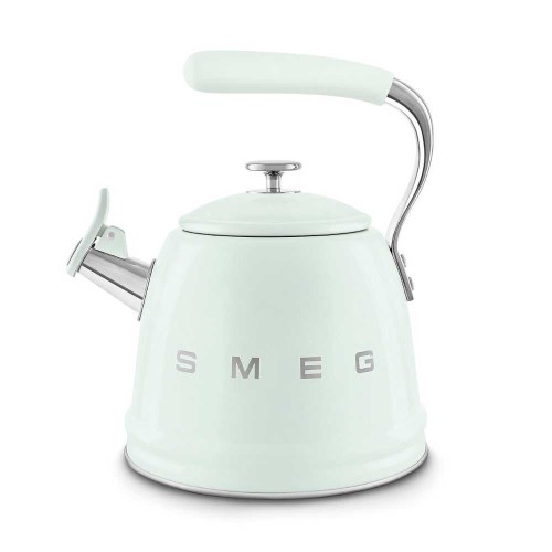 Czajnik z gwizdkiem Smeg WKF01PG, pastelowa zieleń
