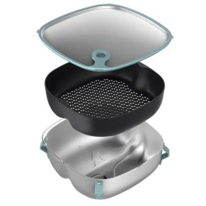 Zestaw do smażenia i gotowania na parze Philips HD9960/00