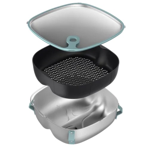 Zestaw do smażenia i gotowania na parze Philips HD9960/00