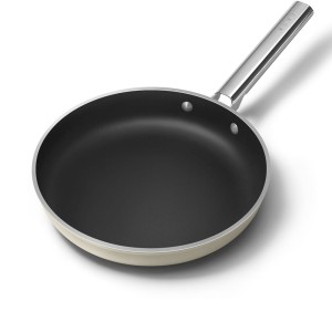 Patelnia Smeg o średnicy 28cm FPF2802CRM Kremowy mat