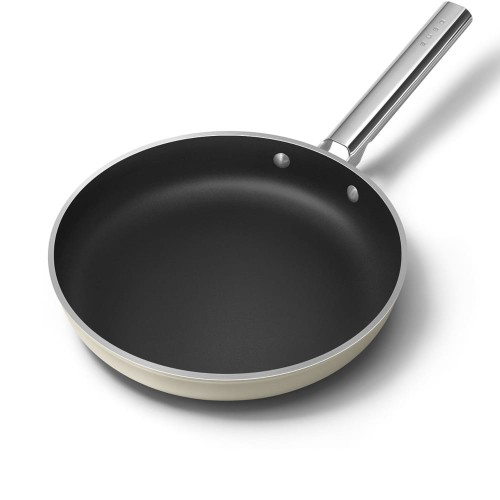 Patelnia Smeg o średnicy 28cm FPF2802CRM Kremowy mat
