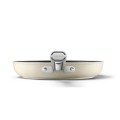 Patelnia Smeg o średnicy 28cm FPF2802CRM Kremowy mat