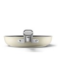 Patelnia Smeg o średnicy 24cm FPF2402CRM Kremowy mat