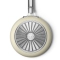 Patelnia Smeg o średnicy 24cm FPF2402CRM Kremowy mat