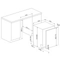 Zmywarka do zabudowy Smeg STL7324AQL