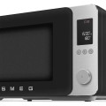 Kuchenka mikrofalowa z funkcją pieczenia, grilla i AirFry Smeg MOC02BLMEU czarny mat