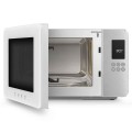 Kuchenka mikrofalowa z funkcją grill Smeg MOC01WHMEU biały mat
