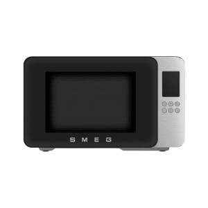 Kuchenka mikrofalowa z funkcją grill Smeg MOC01BLMEU czarny mat