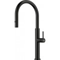 Bateria kuchenna Franke Pescara J pull-out spray Czarna Stal szlachetna 115.0741.695