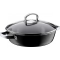 WMF - Bryfanna okrągła Fusiontec Mineral 28cm czarna 518405290