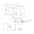 Zmywarka do zabudowy Smeg ST4512EIN