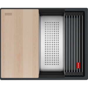 Zlewozmywak Franke KNG PRO 110-52 Onyx + czarny zestaw odpływowy 125.0749.664 "PROMOCJA"