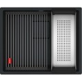Zlewozmywak Franke KNG PRO 110-52 Czarny mat + czarny zestaw odpywowy 125.0749.662