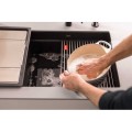 Zlewozmywak Franke KNG PRO 110-52 Czarny mat + czarny zestaw odpywowy 125.0749.662