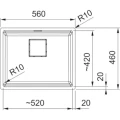 Zlewozmywak Franke KNG PRO 110-52 Czarny mat 125.0749.661