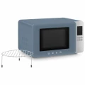 Kuchenka mikrofalowa z funkcją grill Smeg MOC01SBMEU Storm Blue mat