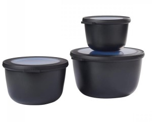 Mepal - Zestaw 3 misek Cirqula 500+1000+2000 Black