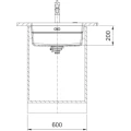 Zlewozmywak Franke KNG PRO 110-52 Kamienny Szary 125.0749.658