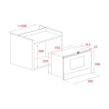 Kuchenka mikrofalowa do zabudowy Teka ML 8220 BIS L-BK (Ekspozycja)
