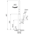 Bateria kuchenna Franke Pescara J pull-out spray Miedziany 115.0741.698