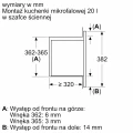 Kuchenka mikrofalowa do zabudowy Bosch Serie 2 BFL623MB4