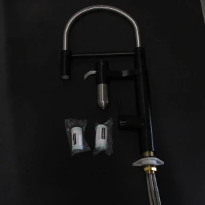Bateria Franke Vital Semi-Pro Czarna stal/stal optyczna 120.0621.313 Outlet + GRATIS