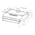 Okap teleskopowy Smeg KSEC61NE3