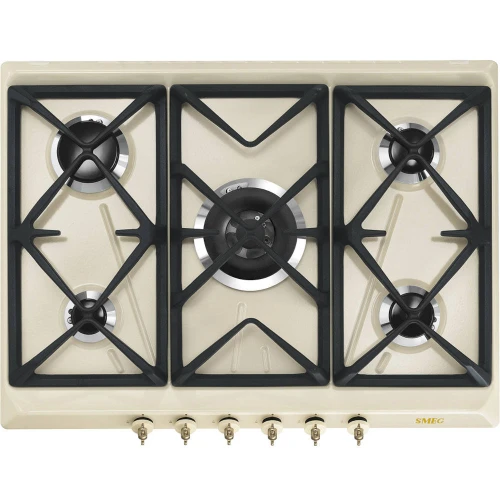 Płyta gazowa Smeg SRV876POGH kremowa Outlet