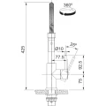 Bateria kuchenna Franke Smart Glenda semi-pro Stal szlachetna 115.0747.475