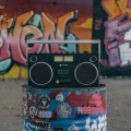 We are rewind - Przenośny odtwarzacz kaset GB-001, czarny