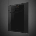 Piekarnik z funkcją mikrofali Smeg SO6204M2PB