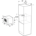 Kuchenka mikrofalowa do zabudowy Gorenje BM235CLI (Outlet)