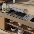 Grill elektryczny do zabudowy Smeg BBQE12X