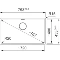Zlewozmywak Franke Maris MRG 110-72 czarny mat + czarny zestaw odpływowy 125.0697.757 (Outtet)