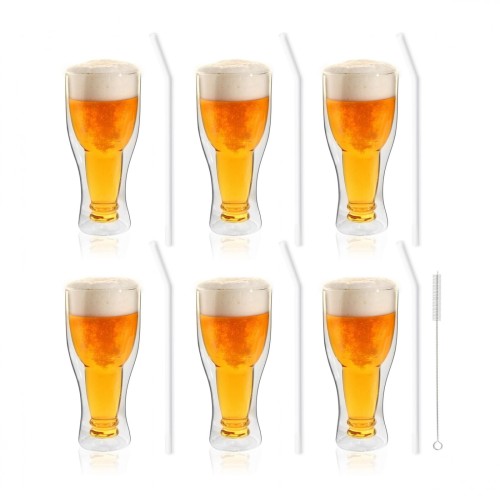 Vialli - 6 szklanek do piwa 350ml AMO 0313 + 6 słomek 23cm 6643 białych zakrzywionych 7428.jpg