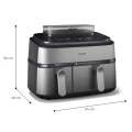 Frytkownica Philips Ovi Dual Basket AirFryer NA555/00 (Outlet)