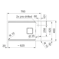 Zlewozmywak Franke KNG PRO 110-62 Czarny mat 125.0749.671