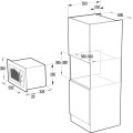Mikrofala do zabudowy Gorenje BM235CLB