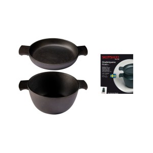 Zestaw 2 naczyń Skeppshult MASTER garnek 3L + patelnia 23 cm 0610-1