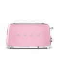 Toster Smeg TSF02PKEU, cztery kromki, pastelowy róż