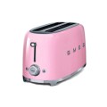 Toster Smeg TSF02PKEU, cztery kromki, pastelowy róż