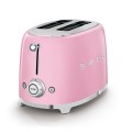 Toster Smeg TSF01PKEU, dwie kromki, pastelowy róż
